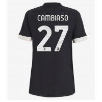 Billiga Juventus Andrea Cambiaso #27 Tredje fotbollskläder Dam 2023-24 Kortärmad